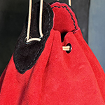 Bilder von der Entstehung des Retikül, Lederbeutels für Nikolaus Kopernikus.